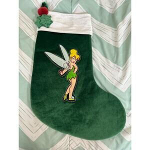 Disney Rare Vintage Tinker Bell Christmas Holiday Stocking USED